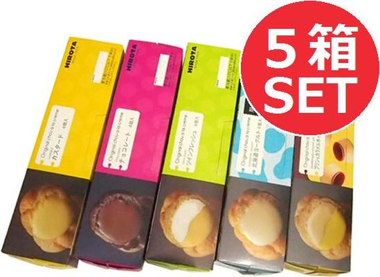 ヒロタのシュークリーム5箱セット