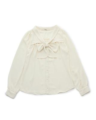 ボウタイリボンブラウス