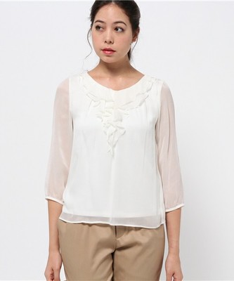 ラッフルフリルブラウス