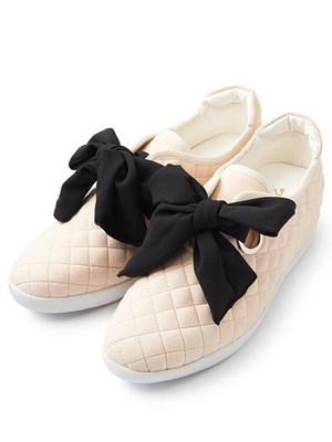 キルティングインヒールスニーカー