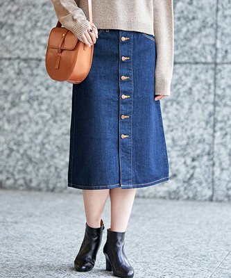 デニムスカート/ADAM ET ROPE'