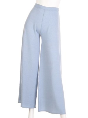 ウールカシミヤワイドパンツ