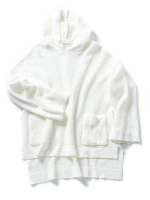 【NUMBER STANDARD】オーバーニットパーカー