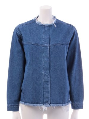 デニムフリンジジャケット