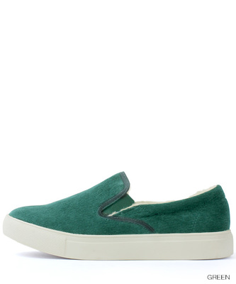 ボアスリッポンスニーカー