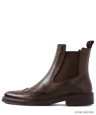 メダリオンサイドゴアレインブーツ