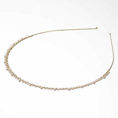 華奢なパール調のカチューシャ ピーツーインターナショナル