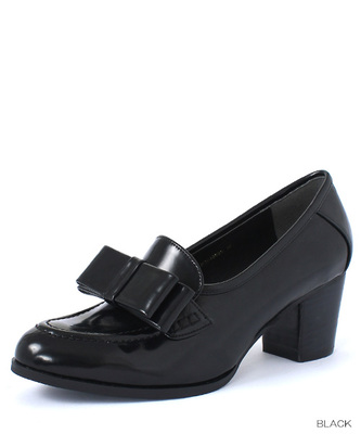 2WAYヒールアップリボンローファー