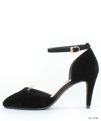 アンクルストラップセパレートパンプス