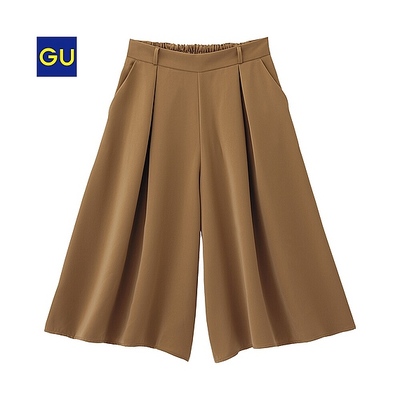 （GU）イージードレープガウチョパンツＡ