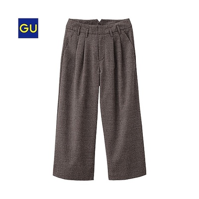 （GU）ツイードガウチョパンツ