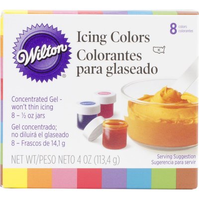 WILTON (ウィルトン)アイシング 8カラーキット 0.5oz