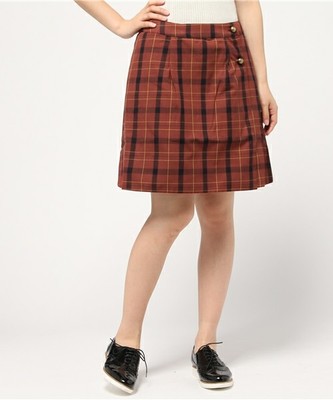 OLIVEdesOLIVE リバーシブルラップスカート