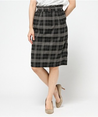 archives チェックタイトスカート