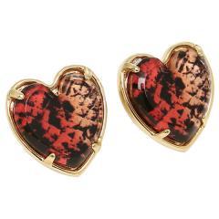 マークバイマークジェイコブス ピアス レディース MARC BY MARC JACOBS M0003596 80063 HEART SNAKE STUDS オレンジ/ゴールド