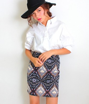 ANAP/アナップ CHILLE　派手柄タイトスカート