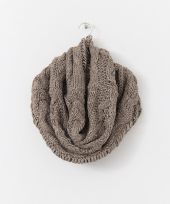 アラン柄スヌード