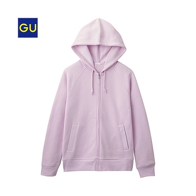 GU 裏フリースフルジップパーカ