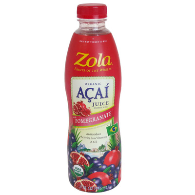 ZOLA　有機JAS認定　ゾラ　有機アサイー　（アサイー＆ざくろ）　946ml