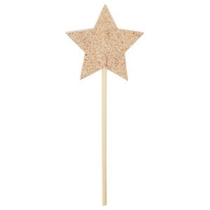 【Numero 74】ミニチュア　スター ワンド ゴールド 魔法のステッキ　星の杖　グリッター 