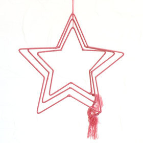 イタリア Numero（ヌメロ） 星のモビール ピンク 