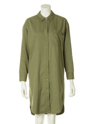 ウォッシュシャツワンピース