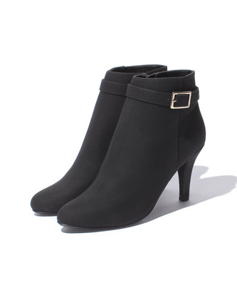 〈Apuwiser riche〉ベルト付きショートブーツ