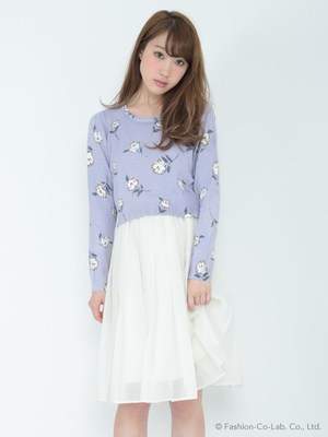 〈tity&co〉オーガンジープリーツスカート