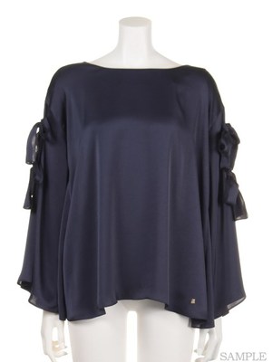 gelato pique (ジェラートピケ)  サテンリボンプルオーバー