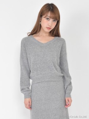 〈titty&co〉アンゴラニットプルオーバー