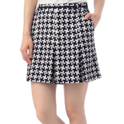 プリーツスカート風デザインショートパンツ