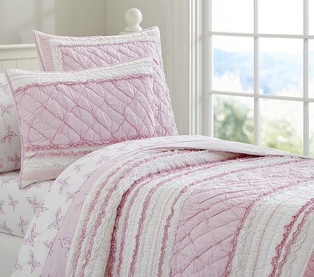 Brigette Ruffle Quilted Bedding