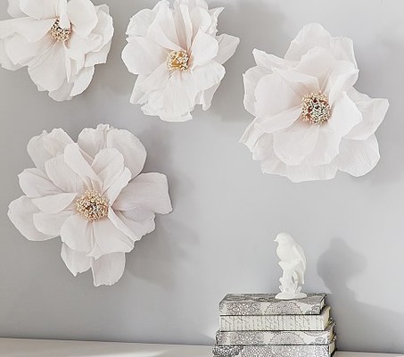 Crepe Paper Flower Decor Set