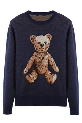 Rock Teddy Sweater / NAVY