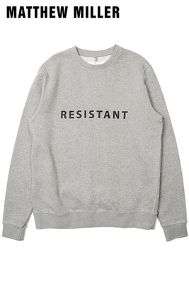 【MATTHEW MILLER】ロゴスウェットトップ/GREY