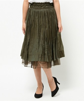 doll up oops 細プリーツオーガンジープリーツ