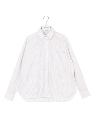 衿ワイヤー入りビッグシャツ