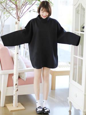 i-SOOK（アイスー） タートルネックオーバートップス