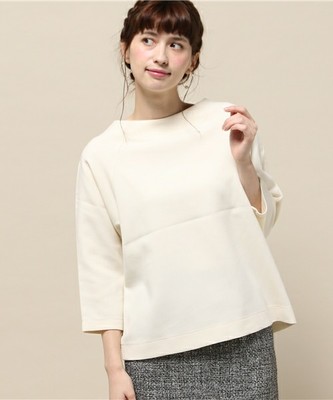 ダブルクロスドルマンスリーブプルオーバーブラウス