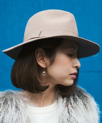 フェルトビッグリボンハット