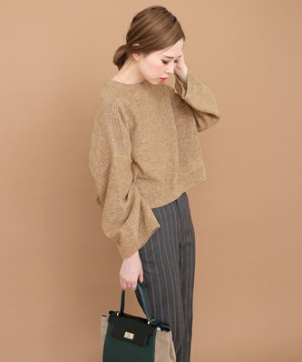 KBF　WIDEスリーブニット