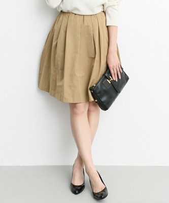 SILVERLIGHTS ランダムタックギャザースカート