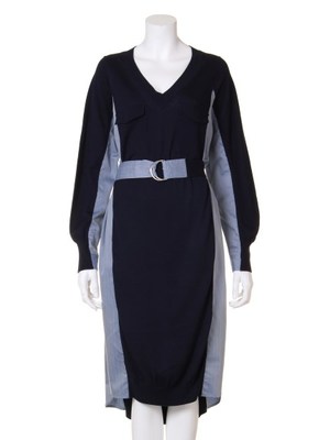 サイド布帛ワンピース