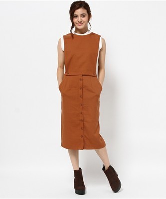 カノコ編み2wayサロペット