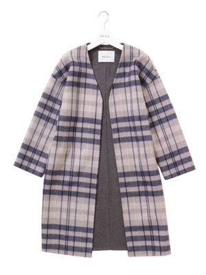 リバーノーカラーコート