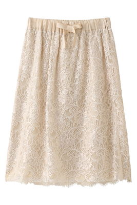 MUVEIL WORK(ミュベール ワーク) ラッセルレーススカート