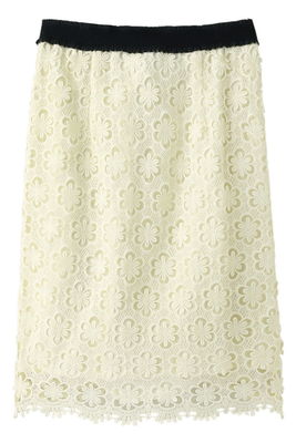 ELLE(エル アパレル) フラワーレーススカート