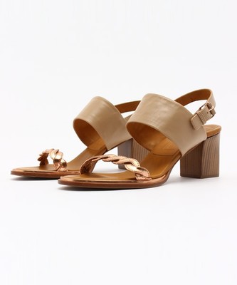 〈EDIT FOR LULU〉アッパークロスウェッジサンダル