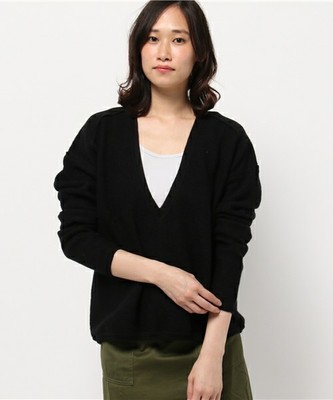 〈EDIT FOR LULU〉ウールVネックセーター