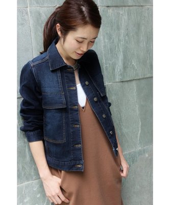 〈IENA〉デニムブルゾン
